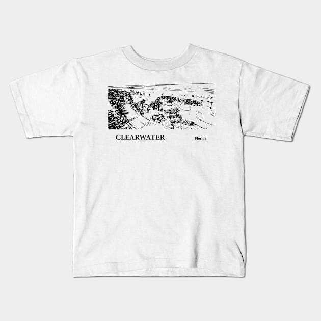 Clearwater - Florida Kids T-Shirt by Lakeric